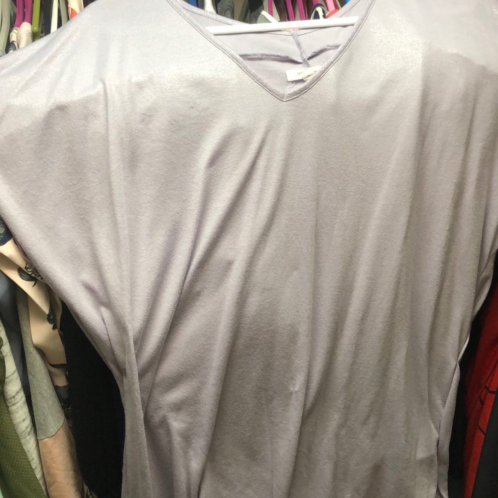Maurice’s t shirt shimmer purple